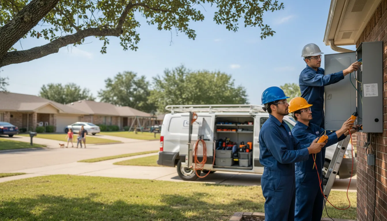 Certified electrician providing emergency electrical services in Avalon, WI